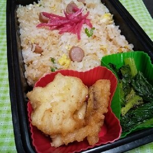 パラパラ♪お弁当にも✨彩りチャーハン♪